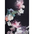 thumbnail image 2 of Design Fabrikken 18x24 White Modern Wood Framed Museum Art Print Titled - Purple Blossom 1, 2 of 4