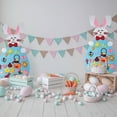 thumbnail image 4 of Fiudx Artículos en oferta con ofertas flash Conejito de Pascua DIY para niños, decoraciones colgantes de pared con adornos, 4 of 6