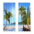 thumbnail image 2 of EGNMCR Trendy Printed Patterns With A Strong Decorative Look Light Blocking Curtains For Dorm Rooms Polyester Curtains, 2 of 6
