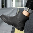 thumbnail image 6 of Women’s Mid Calf Waterproof Rubber Rain Boots, Non-Slip Pull On Slip Resistant Footwear for Outdoor Gardening, Rainy Day Daily Wear Black 8.5, 6 of 7