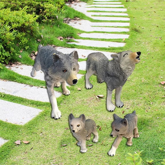 Simulación de modelo de Animal Lobos salvajes animales Hugo