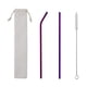 thumbnail image 1 of CaiYueKe Reusable Stainless Steel Straws Portable Set Eco Friendly Metal Drinking Straws with Cleaner for Smoothies Boba Milk Tea Iced Coffee, 1 of 5