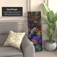 thumbnail image 3 of Red Lantern 4 ft. Short Monet Canvas Folding Screen - Lilies/Garden at Giverny, 3 of 7