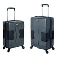 thumbnail image 4 of TACH V3 Connectable 2 Piece Hard Shell Spinner Suitcase Luggage Set, Grey, 4 of 12