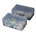 thumbnail image 2 of Dreamhall 1Pc Rectangular Plastic Beads Storage Containers Box with Hinged Lid for Storage of Small Items, Crafts, Jewelry, Hardware Clear, 2 of 6