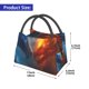 thumbnail image 2 of Disketp Red And Blue Fire Dragon E Bolsa Térmica Estampada, Bolsa Térmica Aislante para Almuerzo, Playa y Campamento, 2 of 6