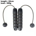 thumbnail image 2 of Weighted Ropeless Jump Rope ，For Workout Fitness Weight Lost Adult Kids Exercise Beginners - black300g, 2 of 5
