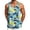 Mint Green, variant on Mens Workout Tank Tops Hawaiian Sleeveless Shirts Graphic Beach Coconut Tree Gym Tank Top