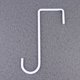 thumbnail image 4 of 6Pcs Flower Basket Peg Fence Hook Wall Hanging Flowerpot Hanging Hooks Garden Planter Clothes Hanger (White), 4 of 5