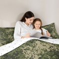 thumbnail image 5 of Castle Fairy Abstract Camouflage Bedding Comforter Set 2pcs for Boys Girls,Geometric Camo Twin Comforter Sets Microfiber,Green Black Wheat Breathable Bedding Set,Ultra Soft Home Decor,Reversible, 5 of 8