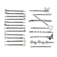 thumbnail image 3 of Scunci Pearl and Crystal Embellishment Bobby Pins, Silver, 20 Count, 3 of 7