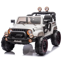 Ambifirner 2 Seater 24V Kids Ride on Truck Car for Girls, Electric Off-Road Vehicles w/Forward and Reverse Functions, 2WD SUV w/Parent Remote Control,Battery Powered Truck for Toddlers Girls