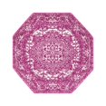 thumbnail image 2 of Unique Loom Richmond Collection Area Rug - Medallion (5' Octagon Purple/Ivory), 2 of 6