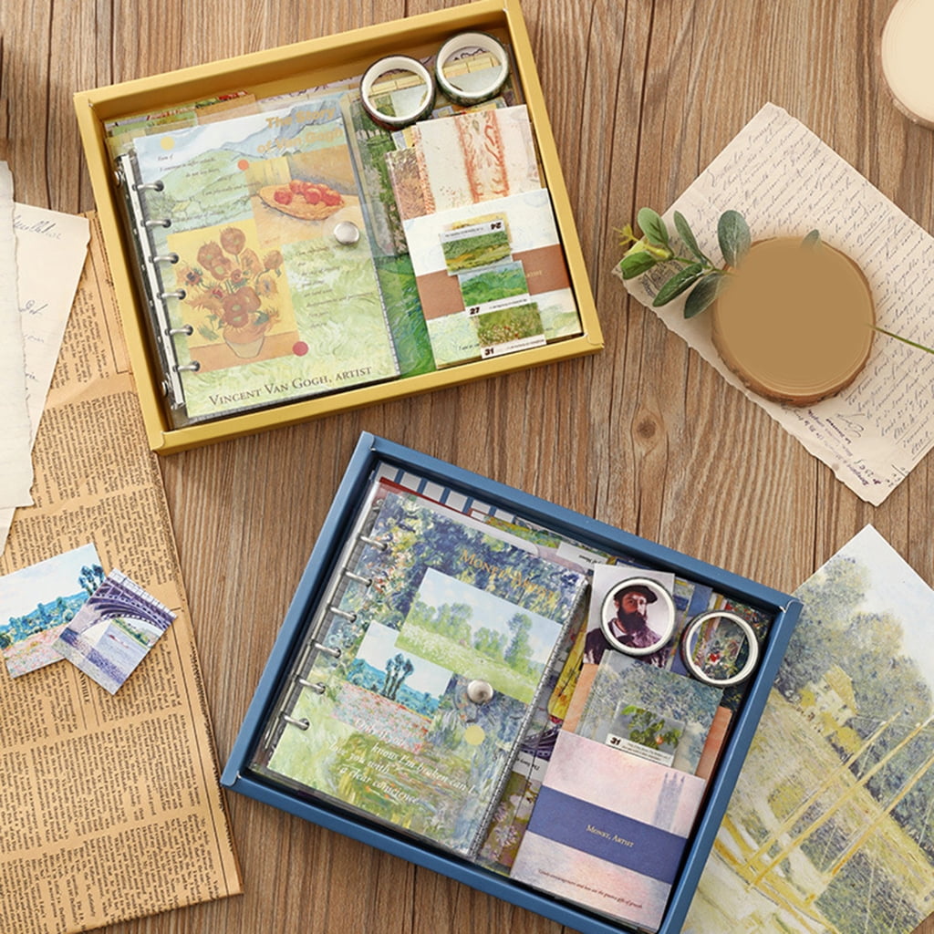 Journal Gift Set Notebook Stickers Bookmarks in Elegant Box for Creative Items