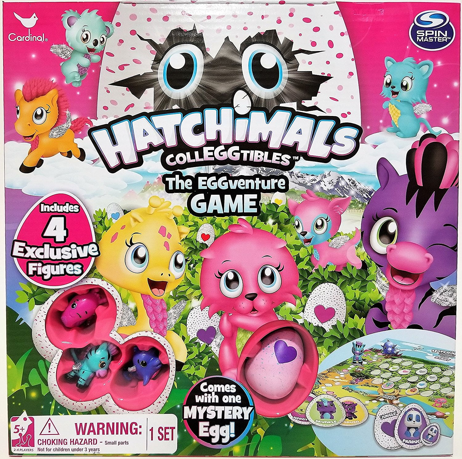 Hatchy Matchy Game with Two Exclusive CollEGGtibles Spim Master Hatchimals 