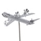 thumbnail image 5 of Decoración de jardín, escultura de avión impulsada por el viento para exhibición dinámica Molino de viento de acero inoxidable, 5 of 8