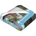 thumbnail image 3 of Custom Blanket with Photo Text Personalized Throw Blanket Customized Picture Blanket for Kid Adult Friends Mother Father Personalized Gift Flannel Blanket for Birthday Gifts, 3 of 6