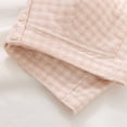 thumbnail image 4 of VISALY Front Button Cotton Wireless Bra Summer Thin Breathable Plus Size Vest Bra Wide Strap Comfort Sleep Bra Plus Size No Underwire Full Coverage Front Closure Padded Support Bralette Pink 40, 4 of 9
