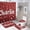 style-332, variant on 4 Piece Decor Shower Curtains Sets with Non-Slip Rugs Toilet Lid Cover And Bath Mat Personalised Family Wreath Waterproof Shower Curtain Personalized Gifts for Bathtub Decor