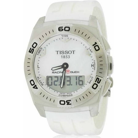 Tissot Men's T0025201711100 Racing Touch White Rubber Watch