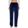 thumbnail image 4 of Velour Tracksuit Pants for Women Winter Velour Pants Tracksuits Yoga Running Sport Pants Casual Velvet Fleece Jogger Pants Super Soft Yoga Velour Track Jogger Pants, 4 of 6