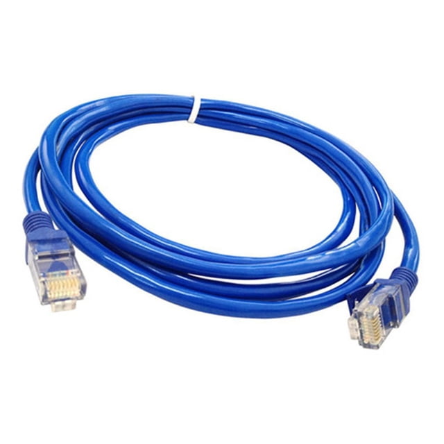 2 PACKS CAT5E Flat Ethernet Cable Lan Cable Networking LAN Cords Ethernet Patch Cord For Computer Router Laptop