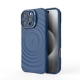 thumbnail image 3 of TECH CIRCLE for iPhone 16 Plus Case 6.7-Inch 2024, Slim Fit Lightweight Thin Basic Case with Hidden Kickstand on Camera, Plastic/Silicone Materials, Protective Cute Circle Back Cover Case, Blue, 3 of 7