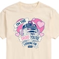 thumbnail image 3 of Star Wars - Valentine Droid You're Looking For - Men's Short Sleeve Graphic T-Shirt, 3 of 5