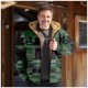 thumbnail image 2 of Men's Print Jacket Men's Spring And Autumn Casual Trend Zipper Hooded Jacket XL, 2 of 4
