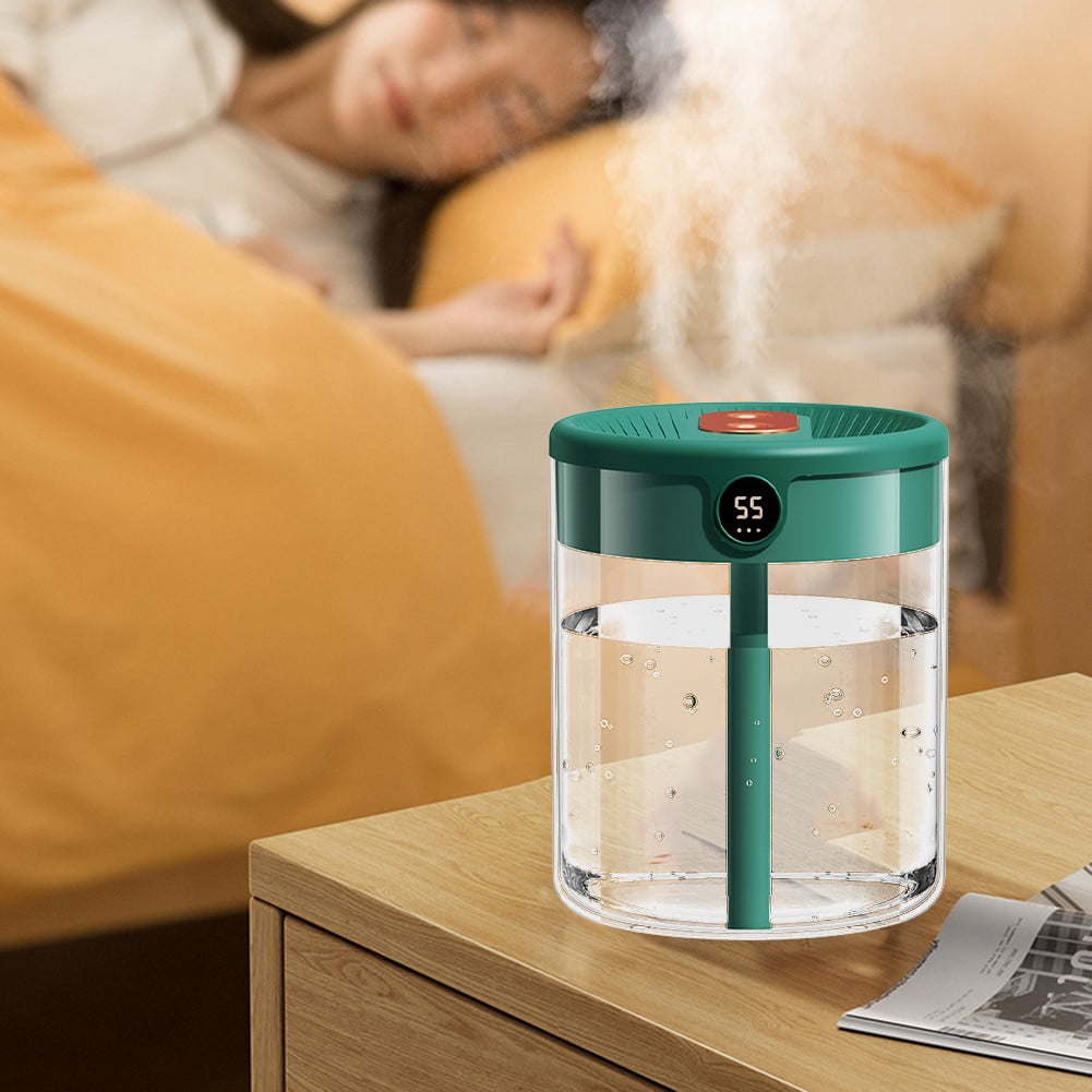 2L Humidifier Large Capacity Mute Bedroom Usb Portable Two Port Spray Humidifier
