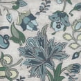 thumbnail image 3 of Vess, June Erica 15x15 Black Modern Framed Museum Art Print Titled - Blue Garden Chintz II, 3 of 5