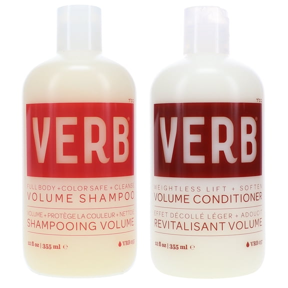 Verb Volume Shampoo 12 oz & Volume Conditioner 12 oz Combo Pack