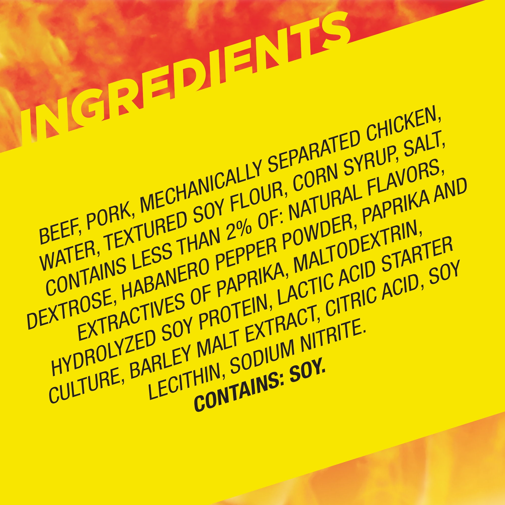 Slim Jim Giant Smoked Meat Sticks, Hot AF Flavor, 6g Protein Per Stick, 0.97 oz. (24-ct)