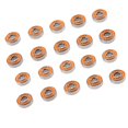 thumbnail image 1 of Paquete de 20 rodamientos de 608RS - Rodamientos ranura profunda en miniatura dobles para patinetas, patines , scooters (8 m Yotijar  Rodamientos de ruedas para patines, 1 of 9