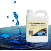 Natural Waterscapes Pond Dye - Midnight Blue Super Concentrate- 1 Quart Treats 1 Acre up to 6 Feet Deep, Dark Natural Looking Blue Pond Dye- Mix of Bright Blue Dye and Black Dye (1)