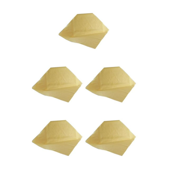 Decodeary Microfiber Glasses Cloth Water Absorption Eyewear Lens Dust Stain Remover Tablet Screen Cleaning Supplies Yellow 5Set