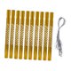 thumbnail image 2 of Juego de 10 tubos de aluminio para carillón de viento, accesorios de repuesto, tubos vacíos para manualidades de exterior y patio. Amarillo, 2 of 8