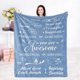 thumbnail image 1 of LHSHID Get Well Soon Gifts for Women Inspirational Gifts for Women Couragement Compassion Purple Throw Blanket Warm Hugs Gifts for Women Friend Mom Wife Daughter Sister Colleague 60x80in, 1 of 5