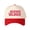 Red, variant on JESUS THE WAY THE TRUTH THE LIFE Letter Embroidered Color Block Trucker Hat Unisex Adjustable Cotton Breathable Fashion Cap for Travel Daily Wear