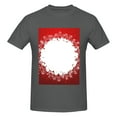 thumbnail image 4 of Bingfone Winter Christmas Snowflake Men'S Loose Fit Short-Sleeve Pocket T-Shirt, 4 of 7