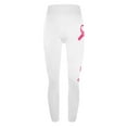 thumbnail image 4 of VBTAPA Pink Ribbon Leggings for Women Breast Cancer Awareness Ultra Soft Yoga Pants Fight The Cancer Inspiration Tights Lightweight 4 Way Stretch Workout Bottoms Novelty Gifts of Today White M, 4 of 5