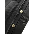 thumbnail image 5 of First Mfg Co - Highside - Men's Motorcycle Biker Riding Black Leather Vest - 2X Large, 5 of 5