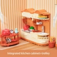thumbnail image 6 of Gqtwoy Mini Doll House Kitchen Cabinet Set, Family Toy Set, Play Kitchen Accessories, Role Play Kitchen for Imaginative Fun, Educational Toy for Creative Play, Plastic Dollhouse Furniture, 6 of 6