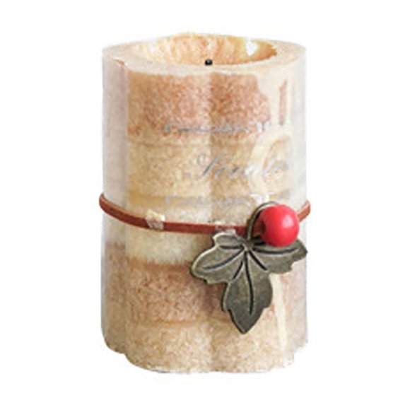 Qocolhg Décorations de Noël Extérieures Intérieures, Bougies Parfumées en Cire de Bougie de Noël Bougies de Noël pour la Maison Décorations de Noël Parfumées Intérieures - Bougies Arbre de Noël Cèdre Forêt