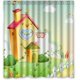 thumbnail image 1 of Cortina de ducha ABPHQTO Casa de Dibujos Animados Impermeable 160x180 cm, 1 of 2