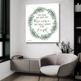 thumbnail image 5 of Epic Art 'As For Me and My House Wreath' by Cindy Jacobs, Acrylic Glass Wall Art, 36"x36", 5 of 10