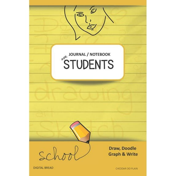 Journal Notebook for Students Draw, Doodle, Graph & Write: Focus Composition Notebook for Students & Homeschoolers, School Supplies for Journaling and