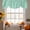 Eucalyptus Sage, variant on Rust Red Tie Up Valance Curtains for Windows, Kitchen Curtains Window Treatments, Rustic Farmhouse Solid Color Short Window Shades Valances for Bedroom Bathroom Cafe 42"x12"