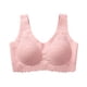 thumbnail image 2 of Sujetador de mujer Sujetador Hacer subir acolchado inalámbrico Sujetador deportivo de látex desmontable Ropa interior superior, Rosa, L Advancent AP001365-01, 2 of 7
