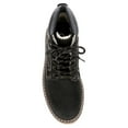 thumbnail image 6 of AM Shoes Mens Warm Lined Leather Lace Up Boot Shoes, Black/Dark Grey, US 11.5, 6 of 7